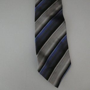 PRONTO-UOMO | 100% Silk | Made In Italy | Striped Necktie